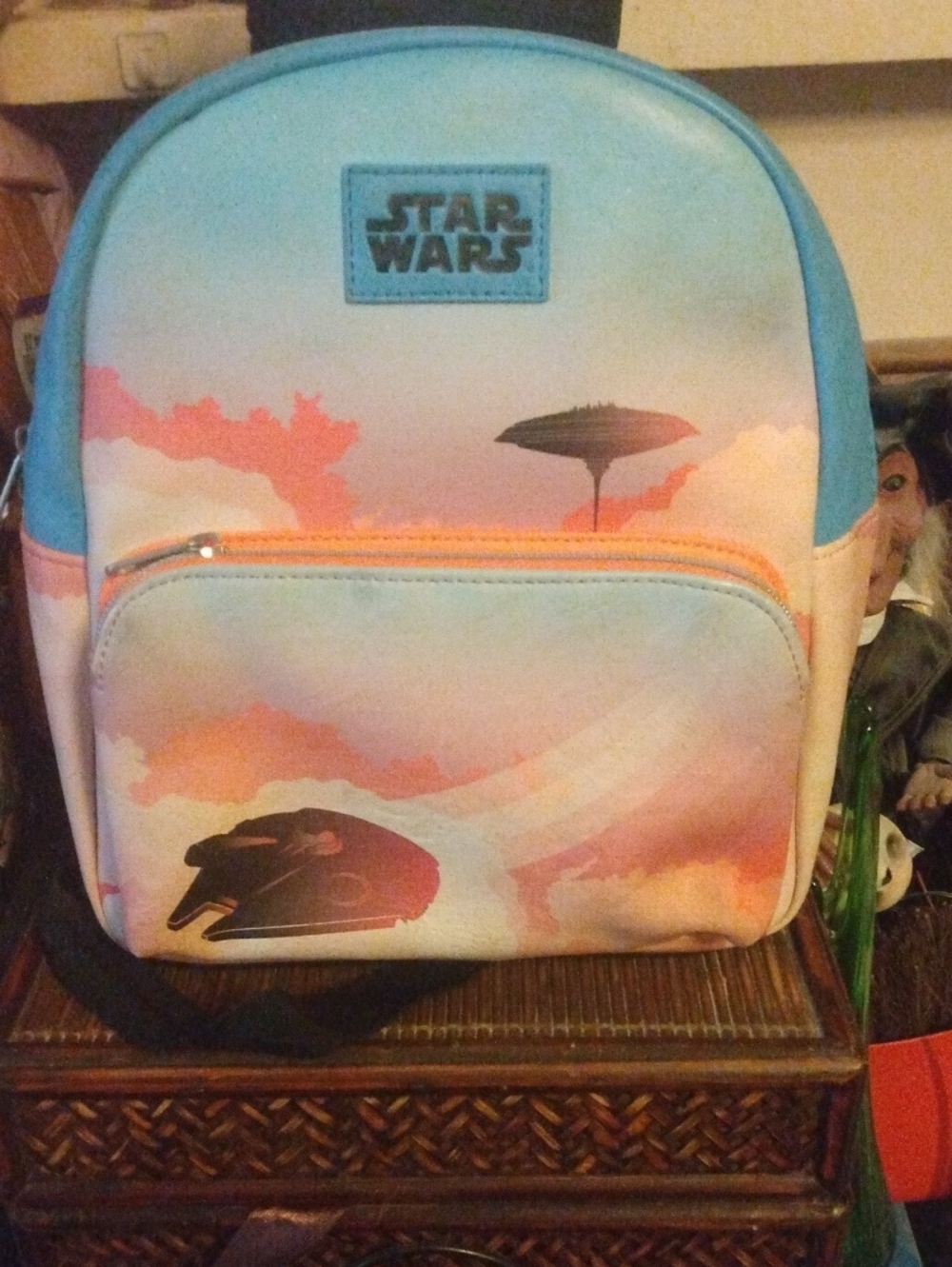 Star Wars Kids Mini Backpack in Light Blue and Peach